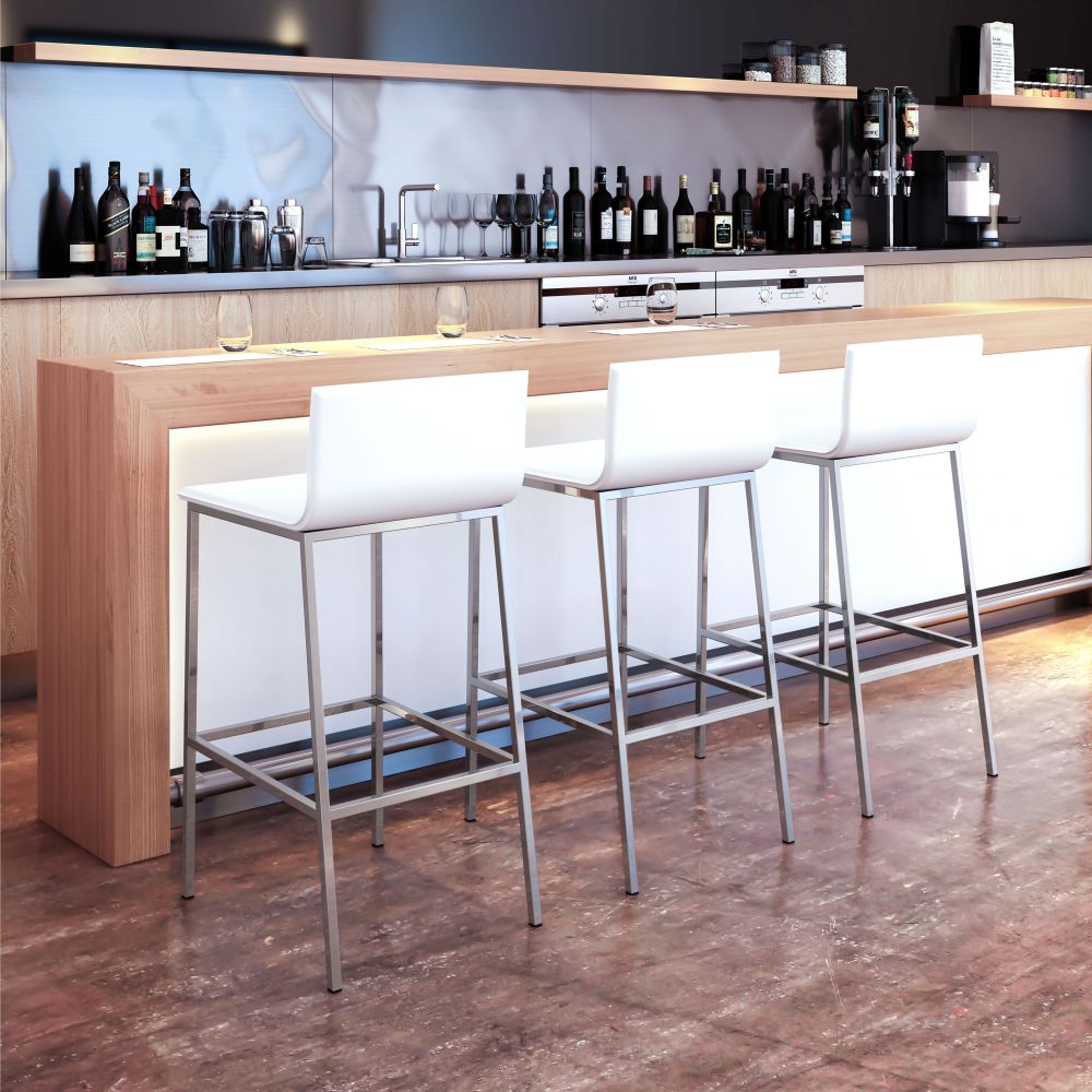 Marina Barstool White (Set of 2)
