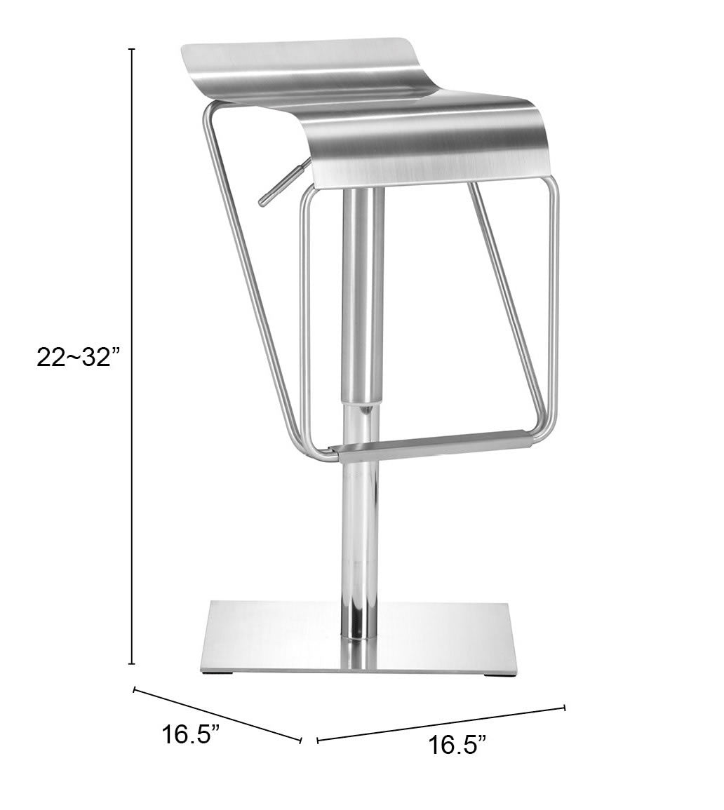 Dazzer Barstool Silver (Set of 1)
