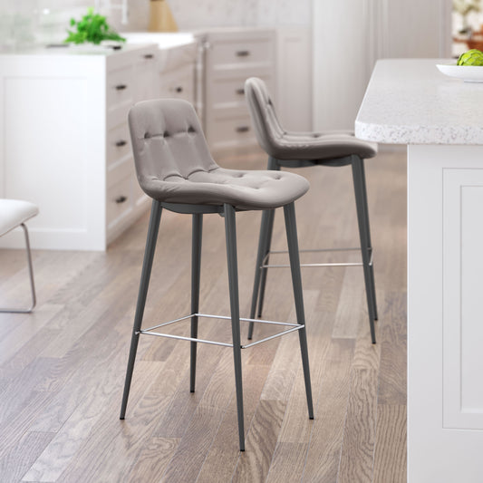 Tangiers Barstool Taupe (Set of 2)