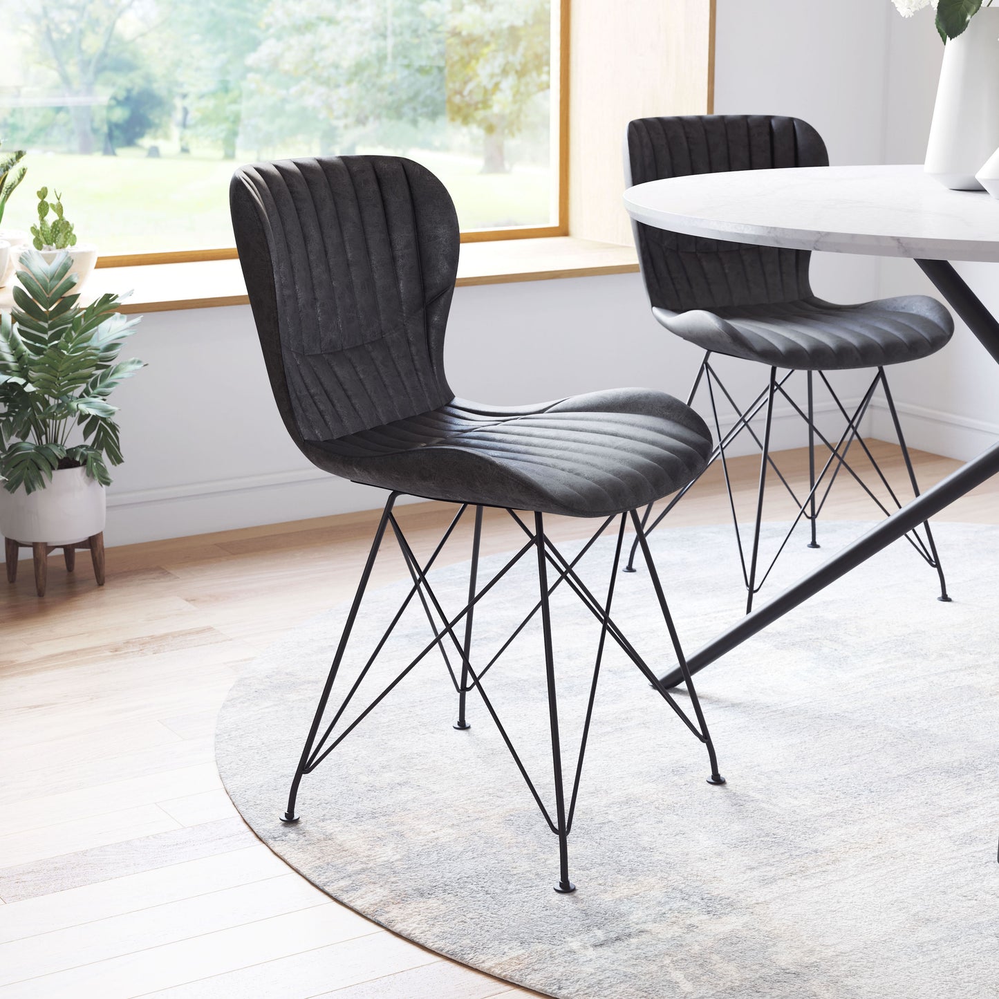 Gabby Dining Chair Vintage Black (Set of 2)