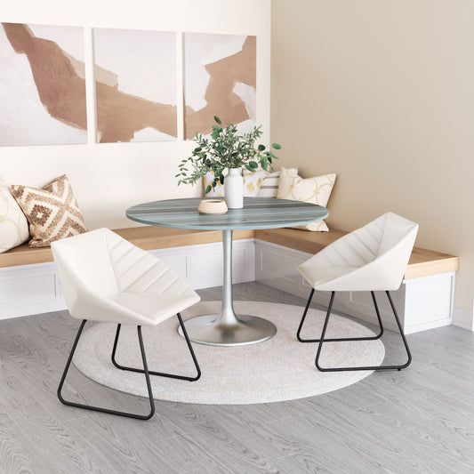 Miguel Dining Chair White (Set of 2)