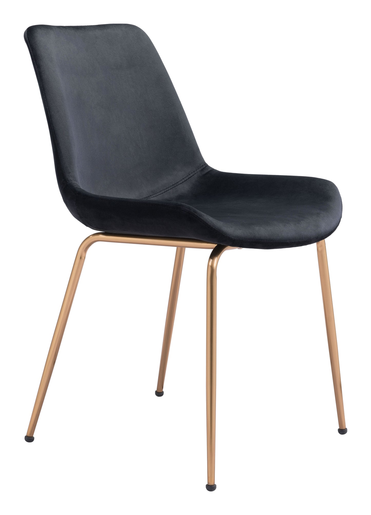 Tony Dining Chair Black & Gold (Set of 2)