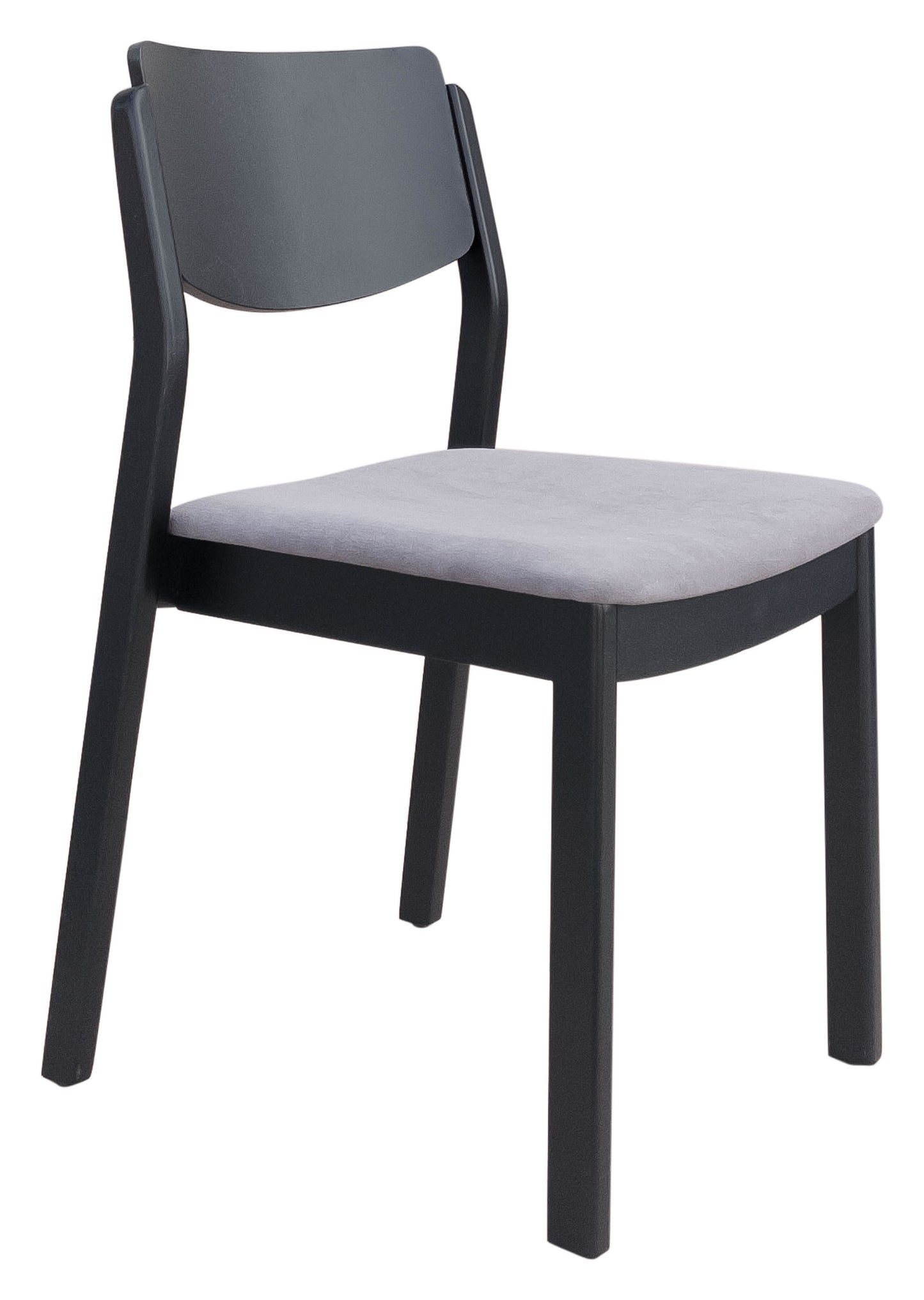 Desdamona Dining Chair Light Gray & Black (Set of 2)