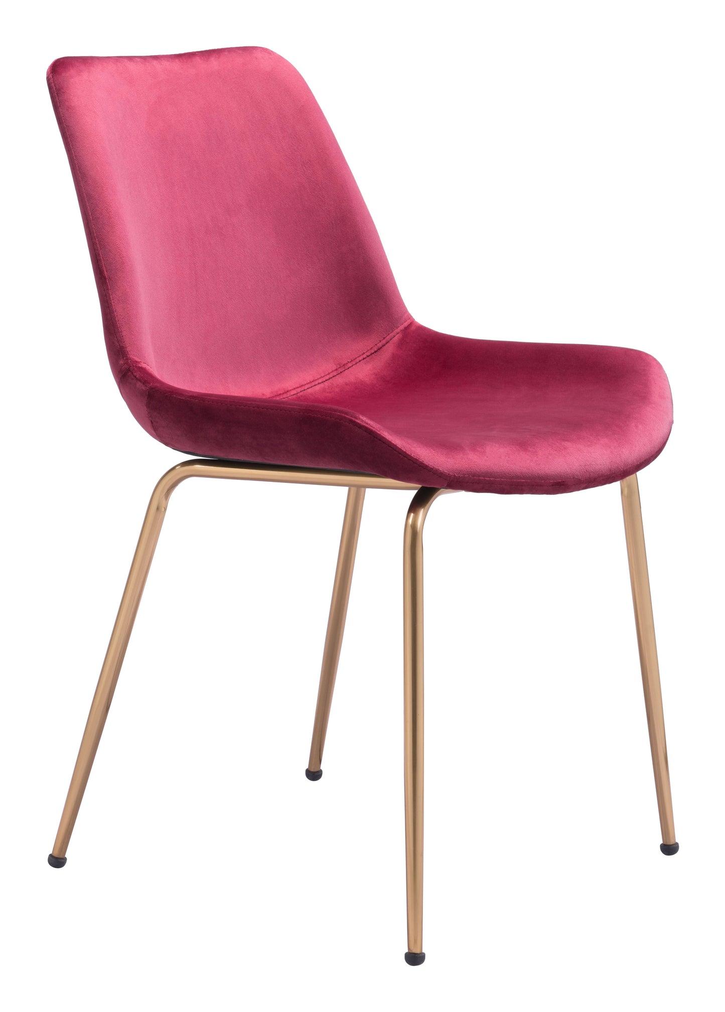 Tony Dining Chair Red & Gold (Set of 2)
