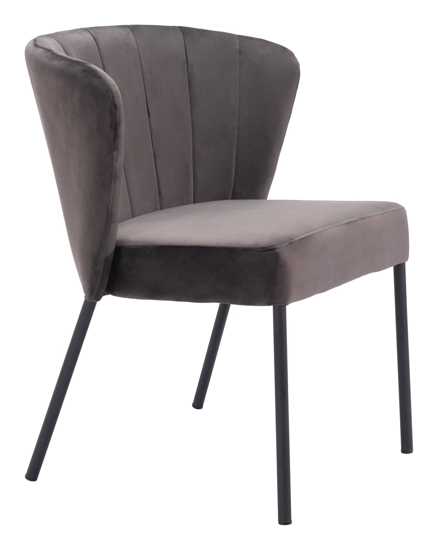 Aimee Dining Chair Gray (Set of 2)