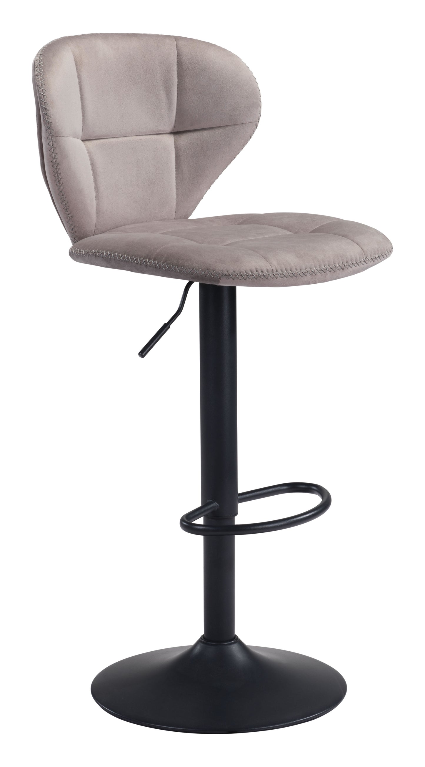 Salem Barstool Gray (Set of 1)
