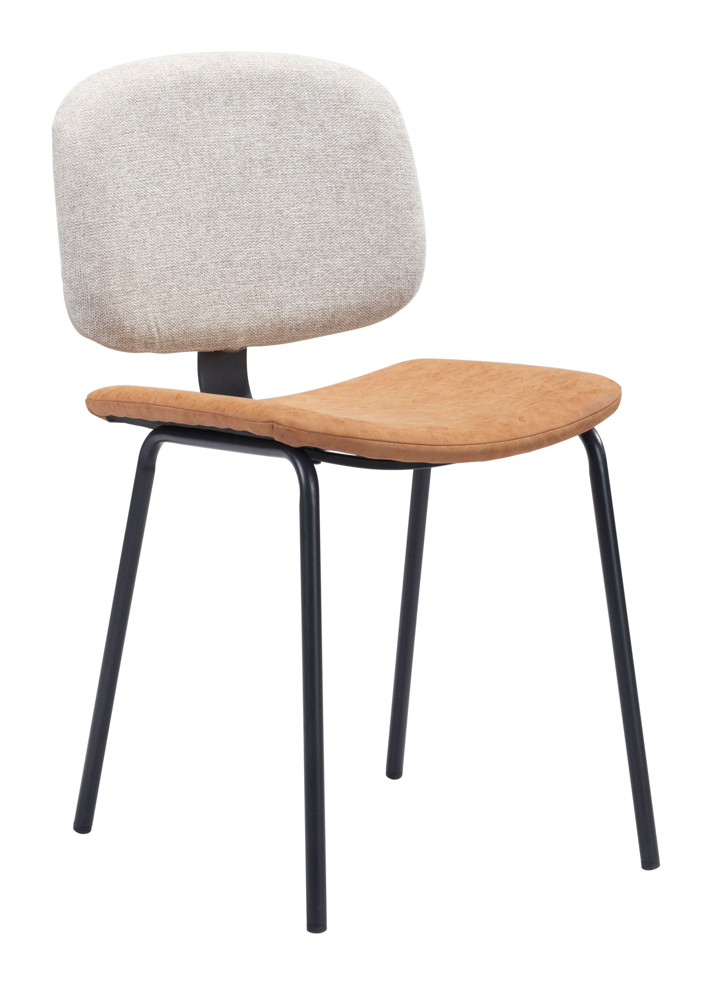 Worcester Dining Chair Beige & Brown (Set of 2)