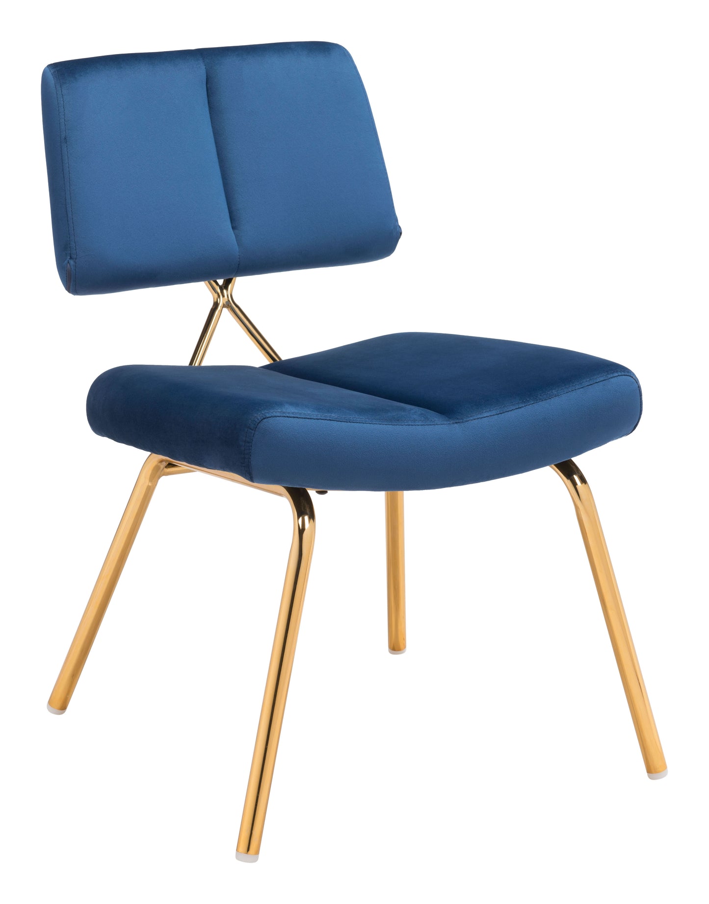 Nicole Dining Chair Blue & Gold (Set of 2)
