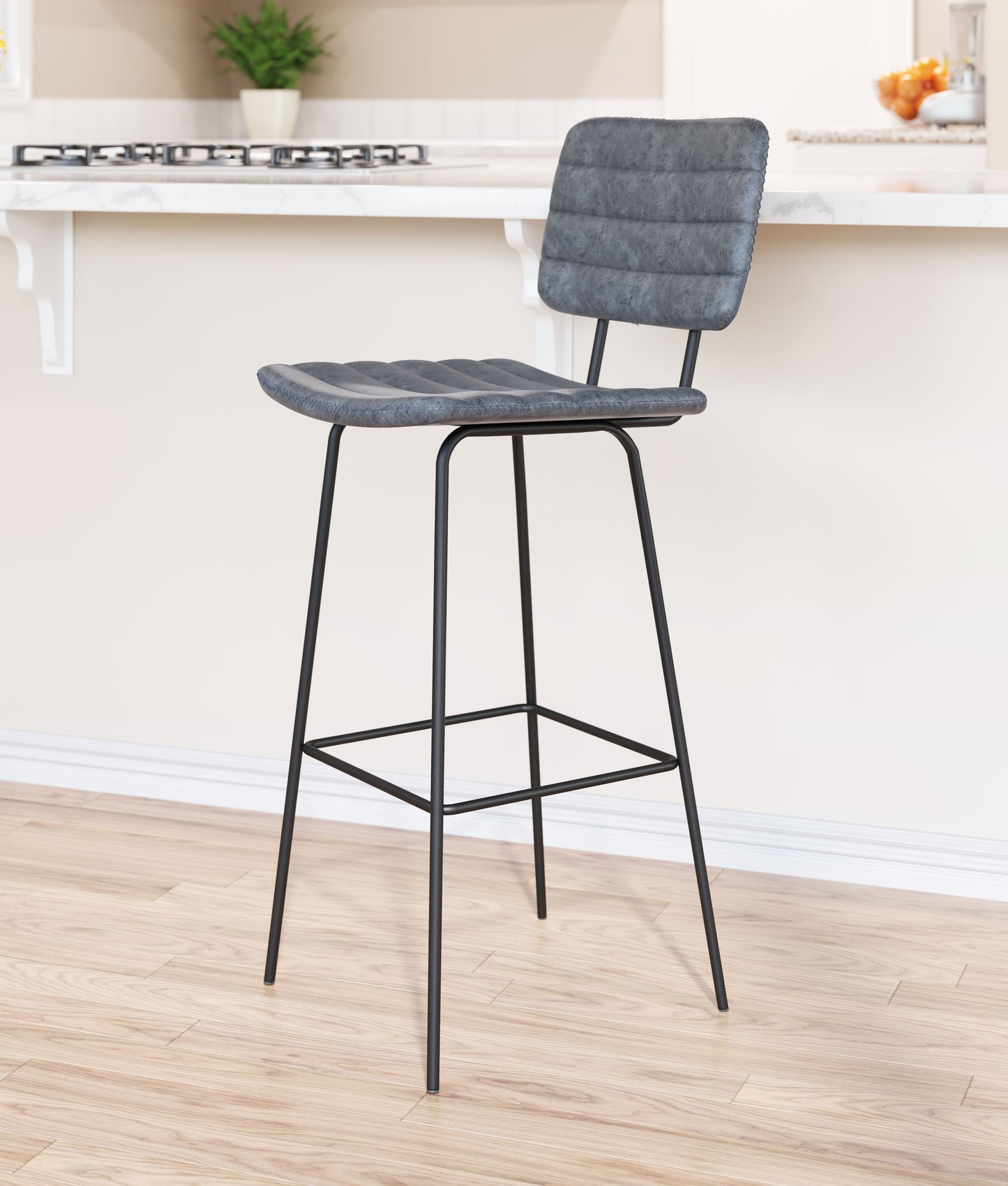 Boston Barstool Vintage Black (Set of 2)