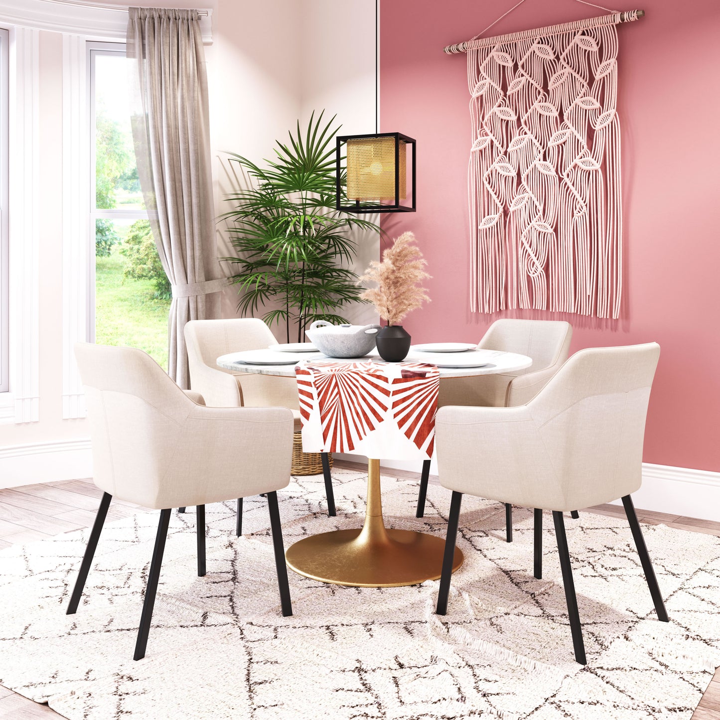 Adage Dining Chair Beige (Set of 2)