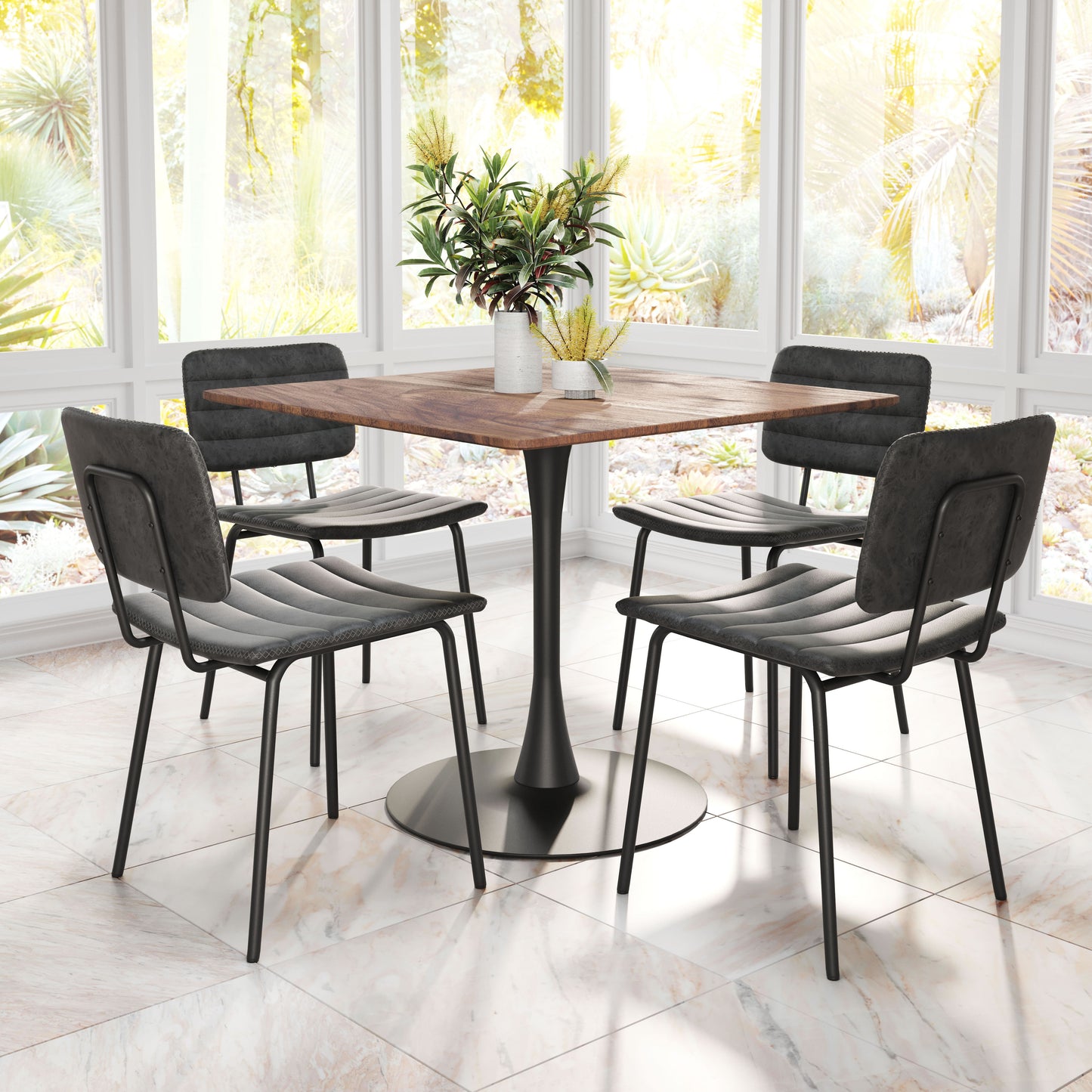 Boston Dining Chair Vintage Black (Set of 2)