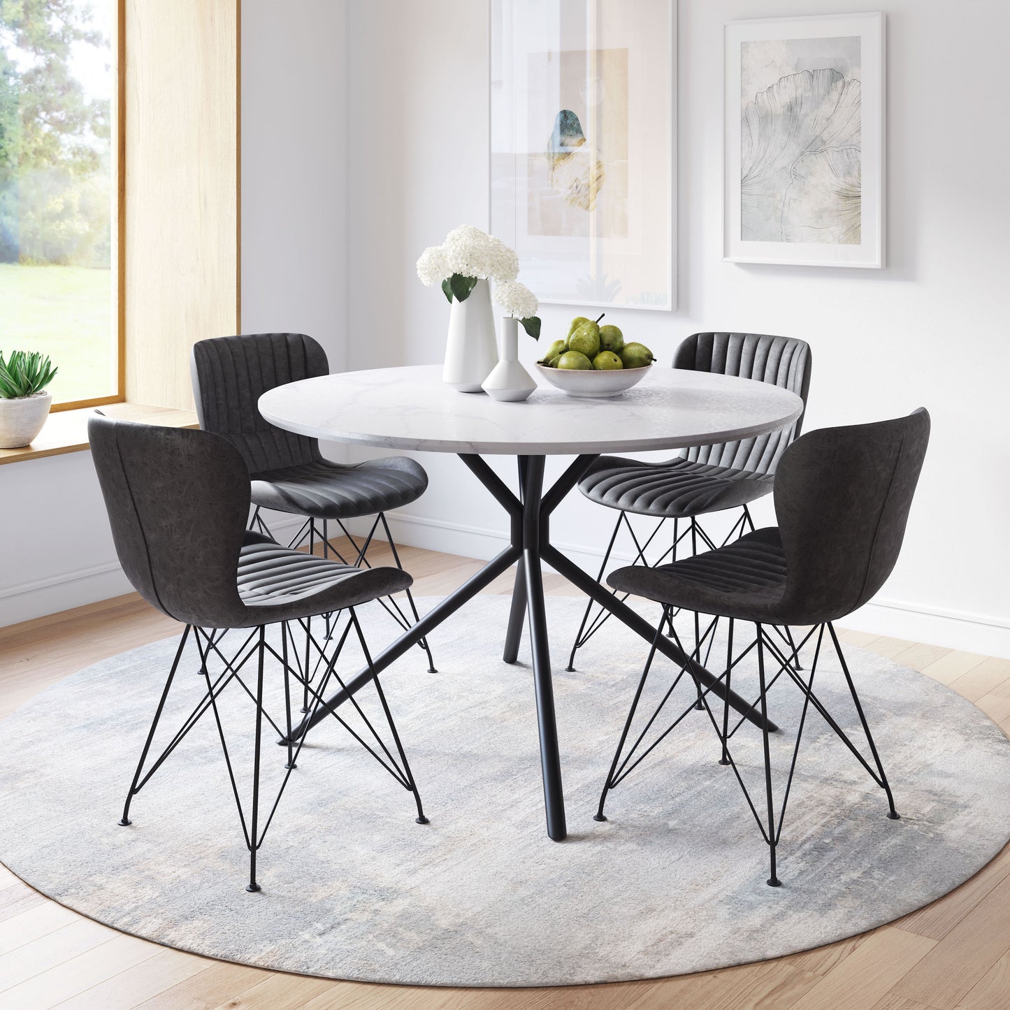 Gabby Dining Chair Vintage Black (Set of 2)