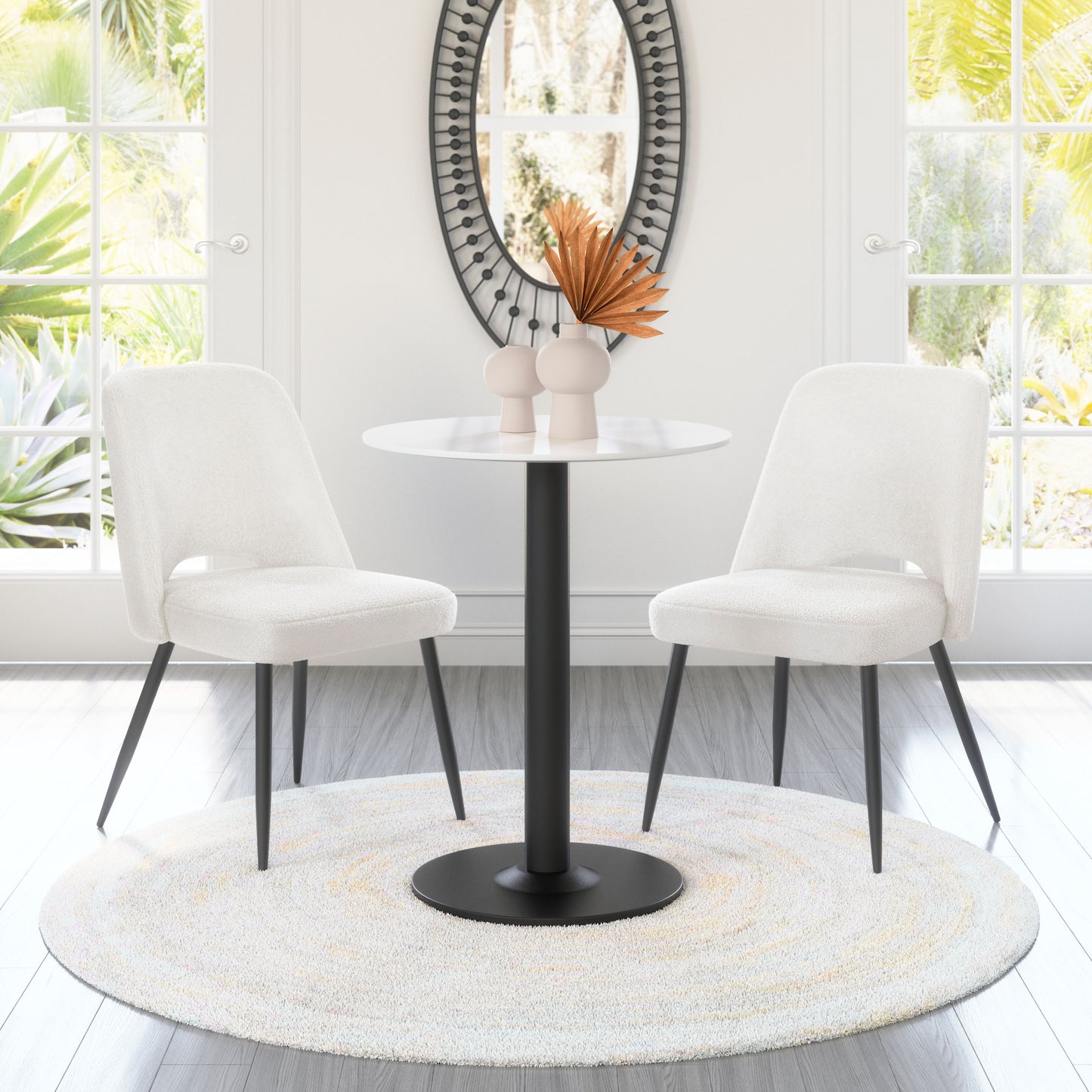 Teddy Dining Chair Ivory (Set of 2)