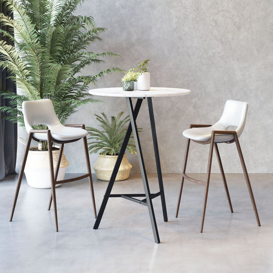 OUT OF STOCK - Rouen Bar Table White