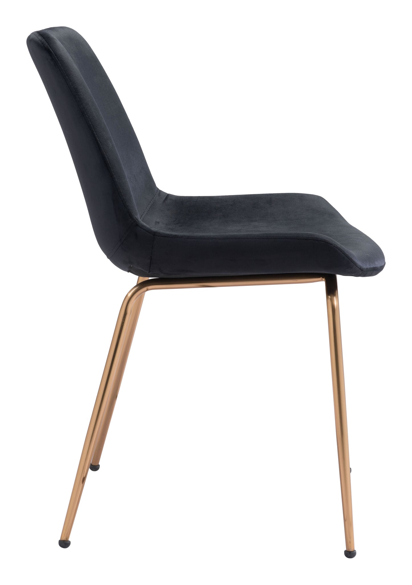 Tony Dining Chair Black & Gold (Set of 2)