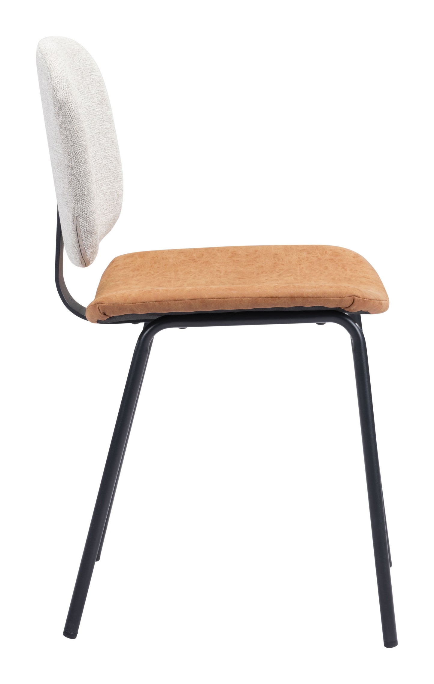 Worcester Dining Chair Beige & Brown (Set of 2)