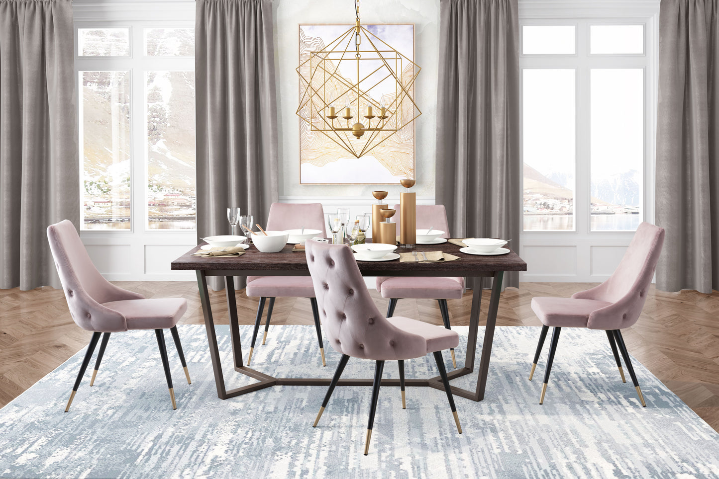 Piccolo Dining Chair Pink (Set of 2)