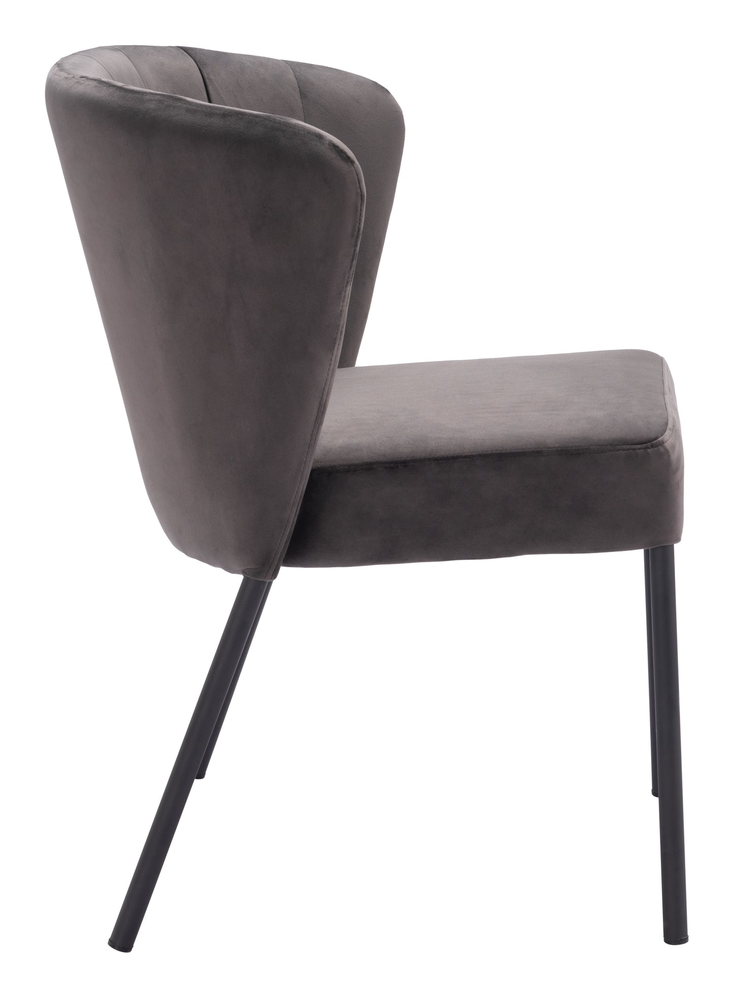 Aimee Dining Chair Gray (Set of 2)