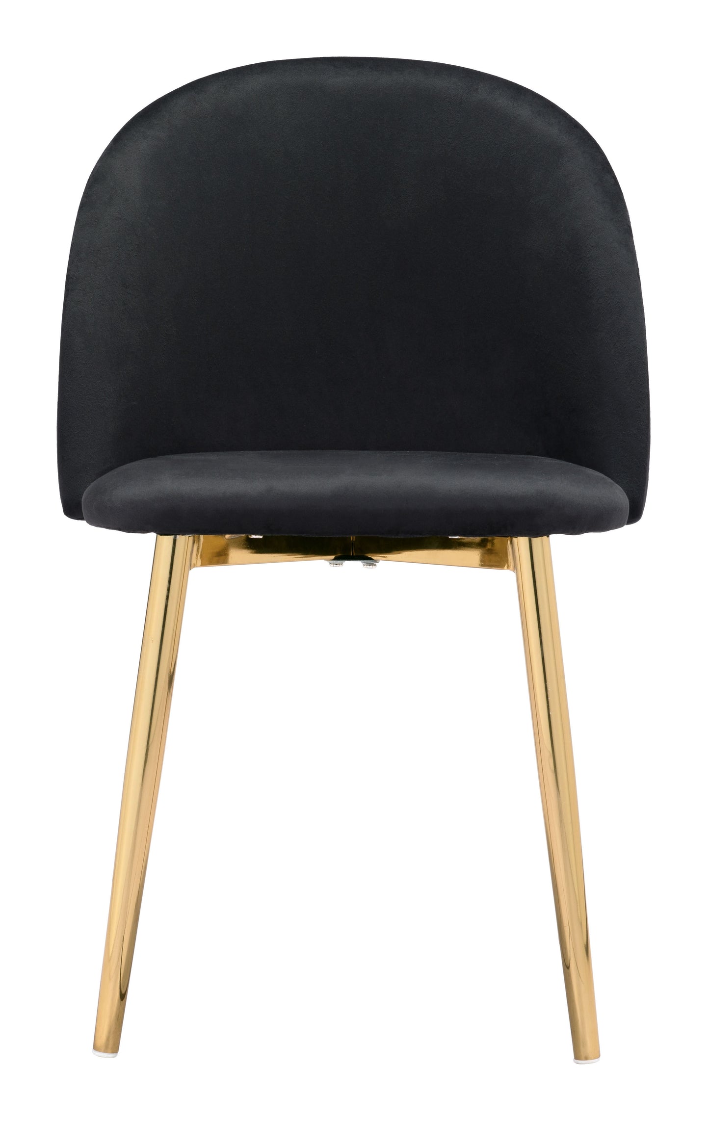 Cozy Dining Chair Black & Gold (Set of 2)
