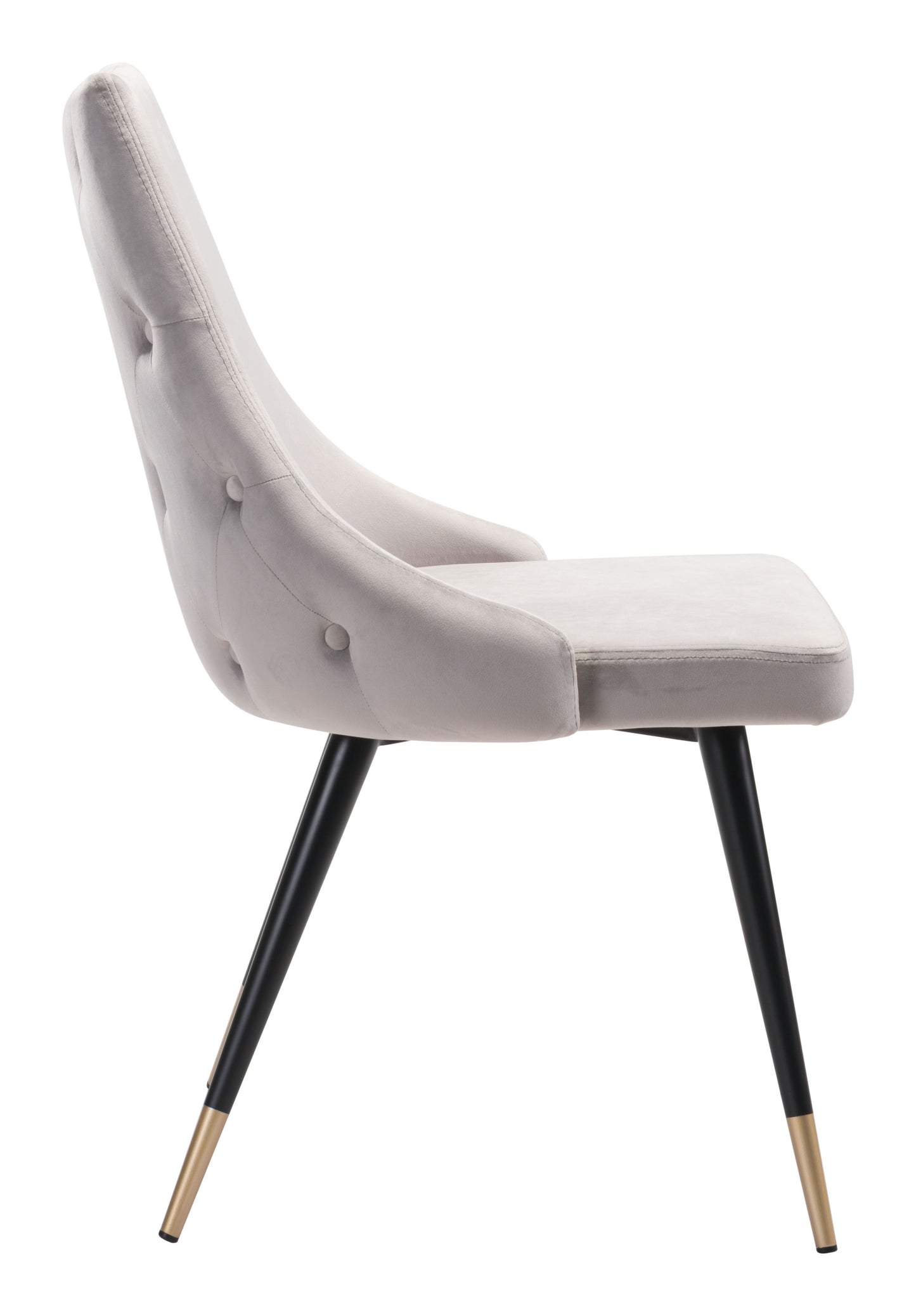 Piccolo Dining Chair Gray (Set of 2)