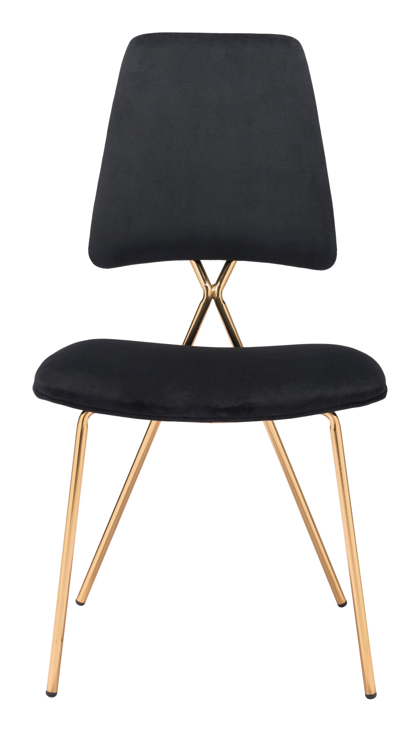 Chloe Dining Chair Black & Gold (Set of 2)