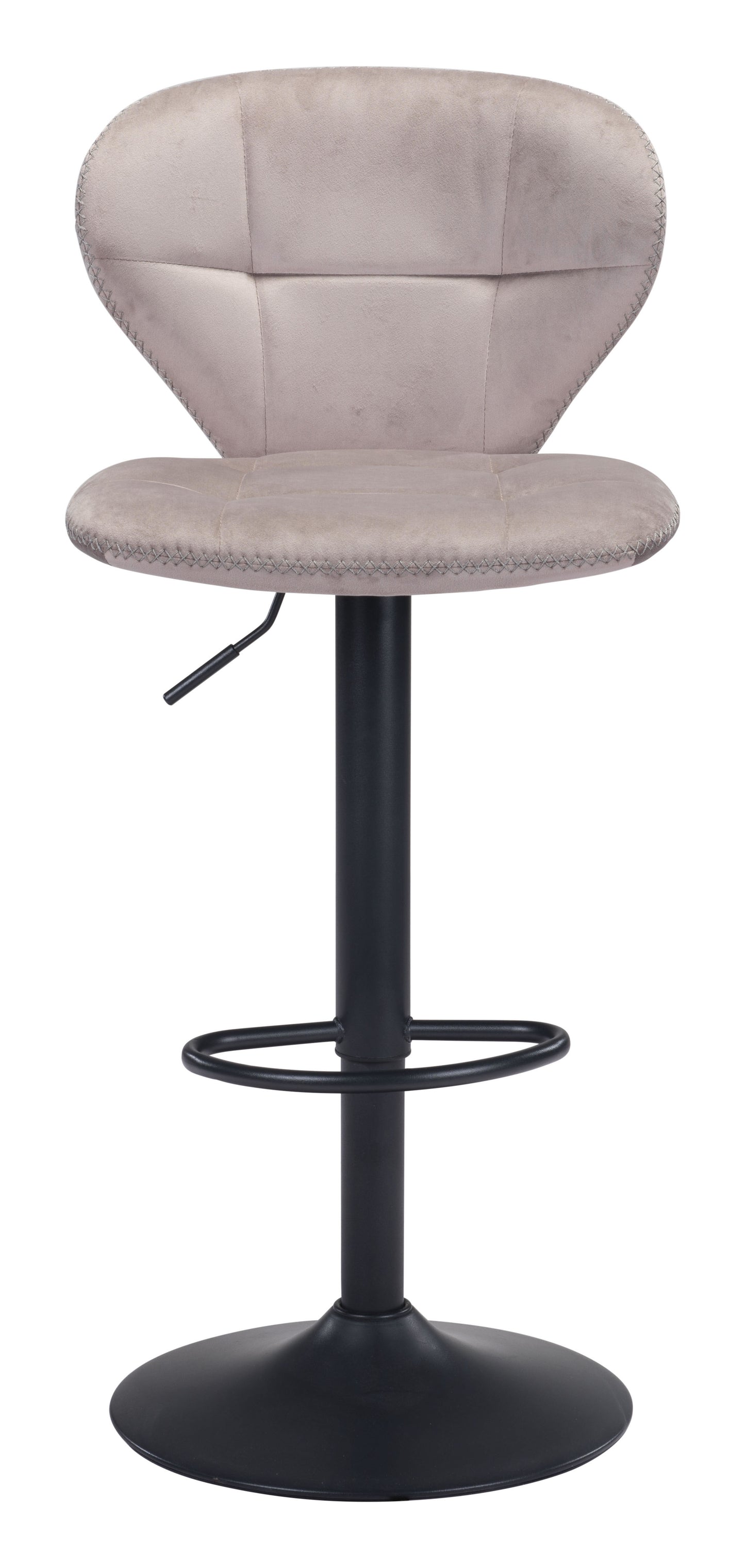 Salem Barstool Gray (Set of 1)