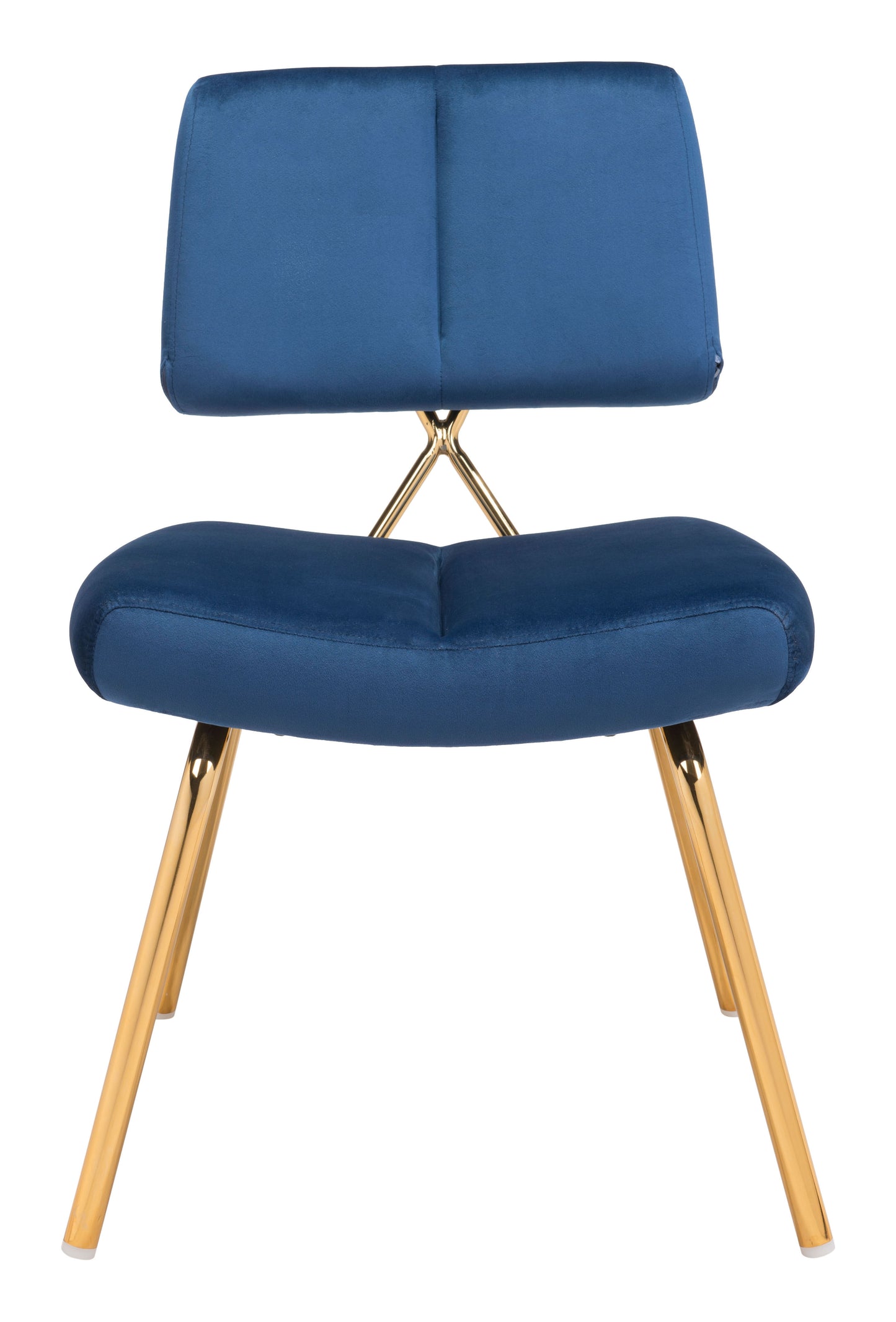 Nicole Dining Chair Blue & Gold (Set of 2)