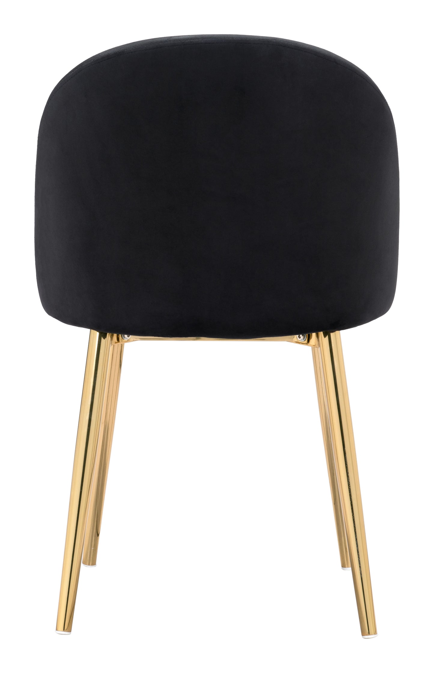 Cozy Dining Chair Black & Gold (Set of 2)