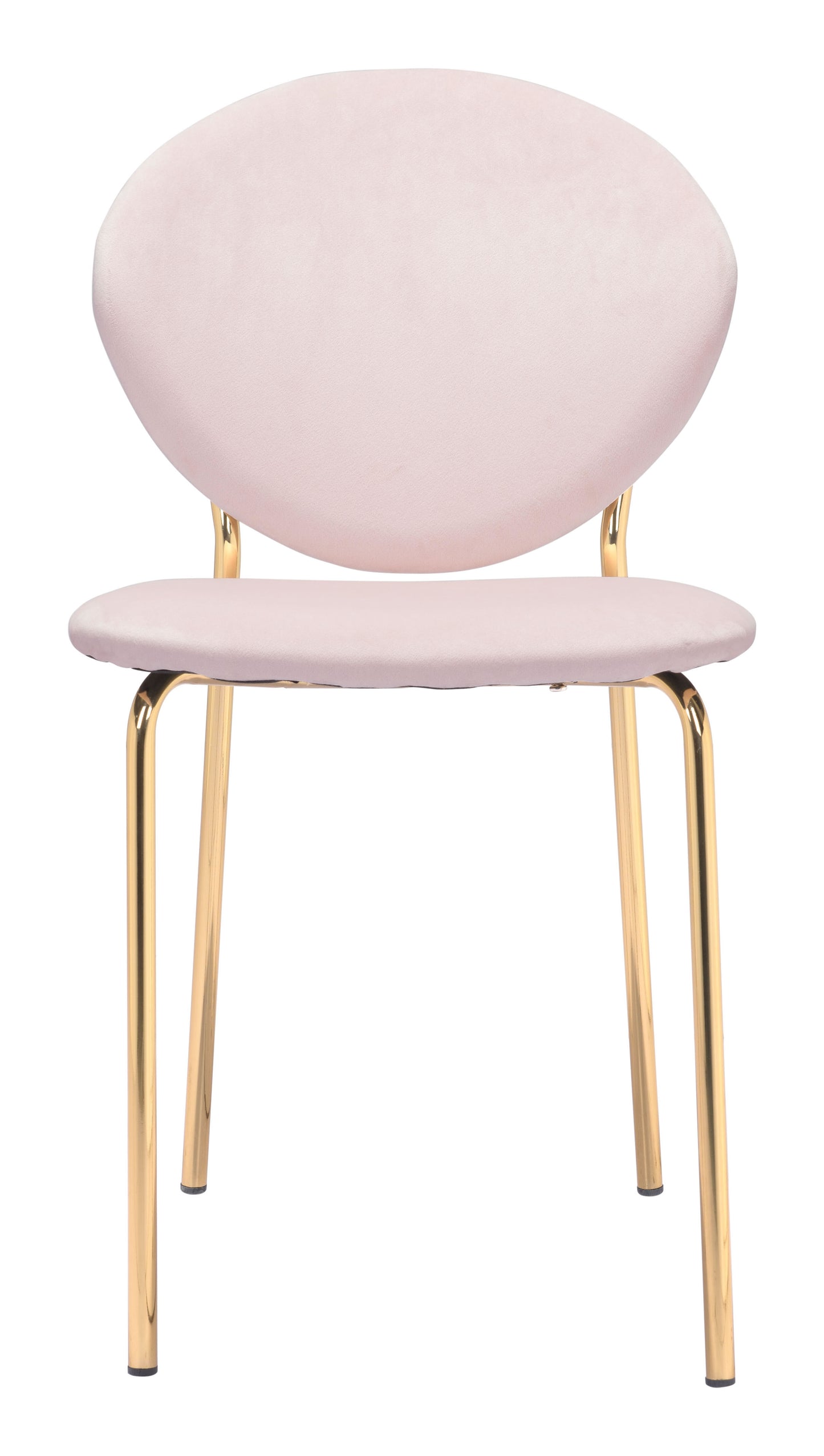 Clyde Dining Chair Pink & Gold (Set of 2)