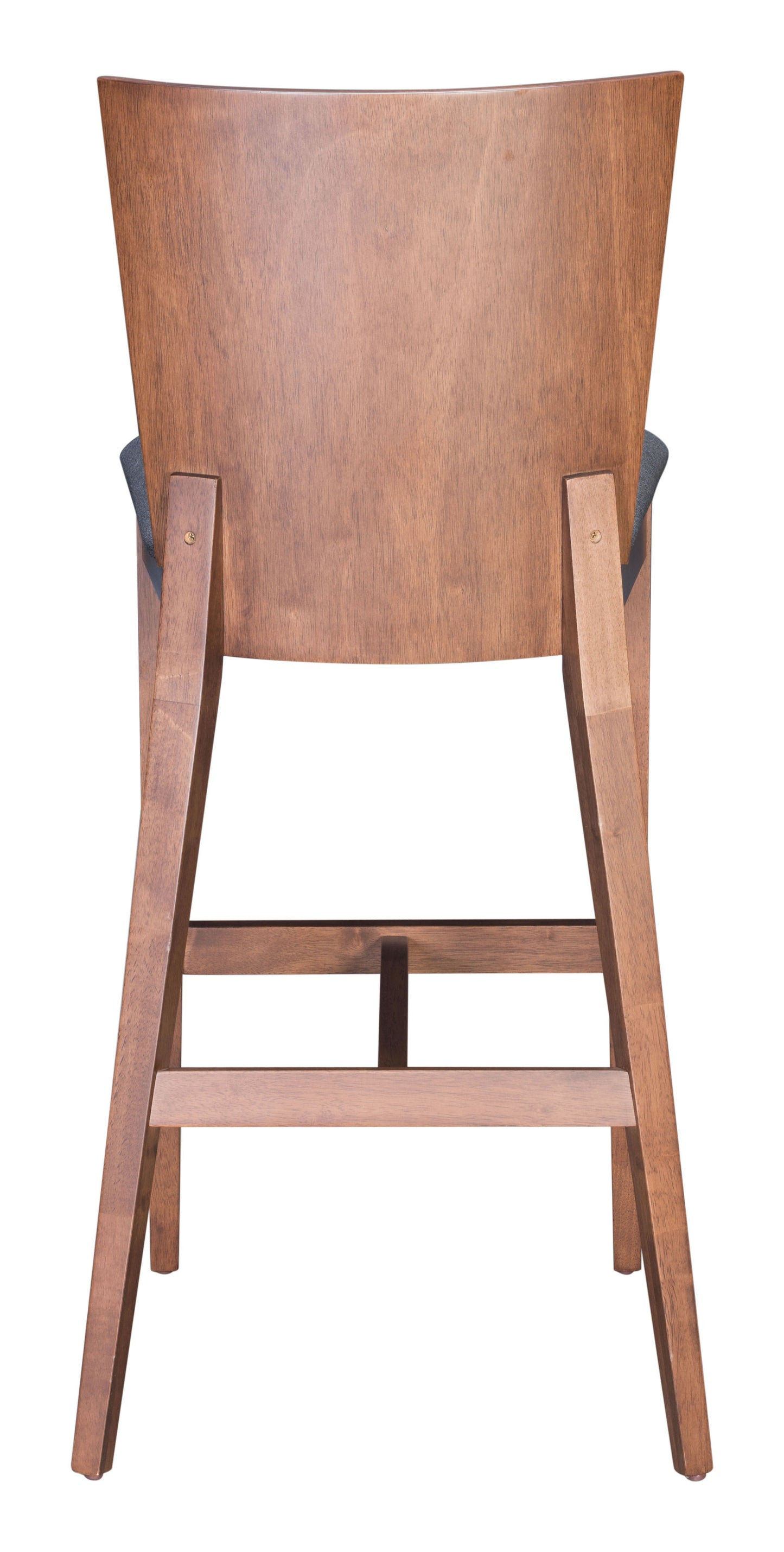 Ambrose Barstool Walnut & Dark Gray (Set of 2)