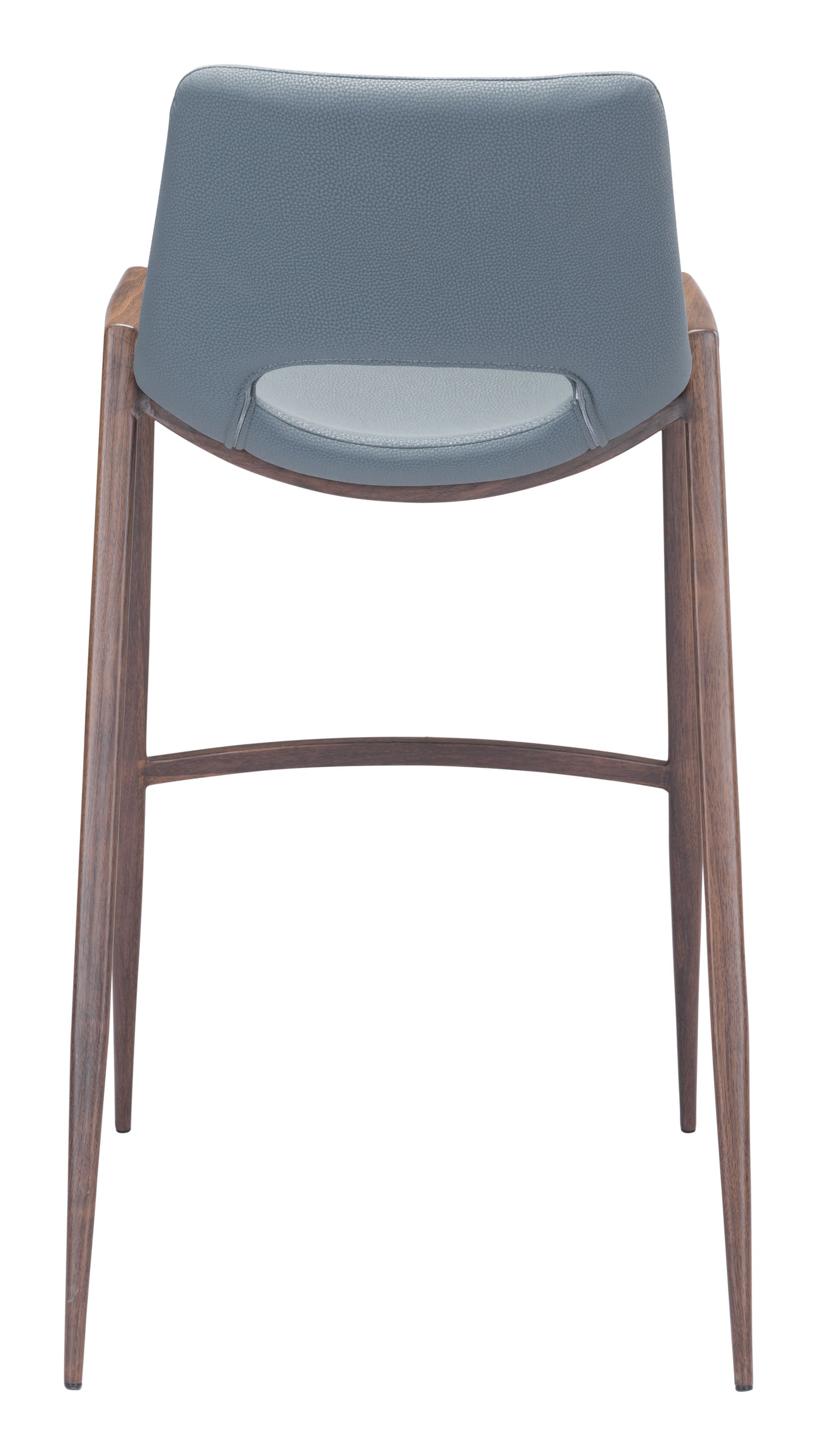 Desi Barstool Blue & Walnut (Set of 2)