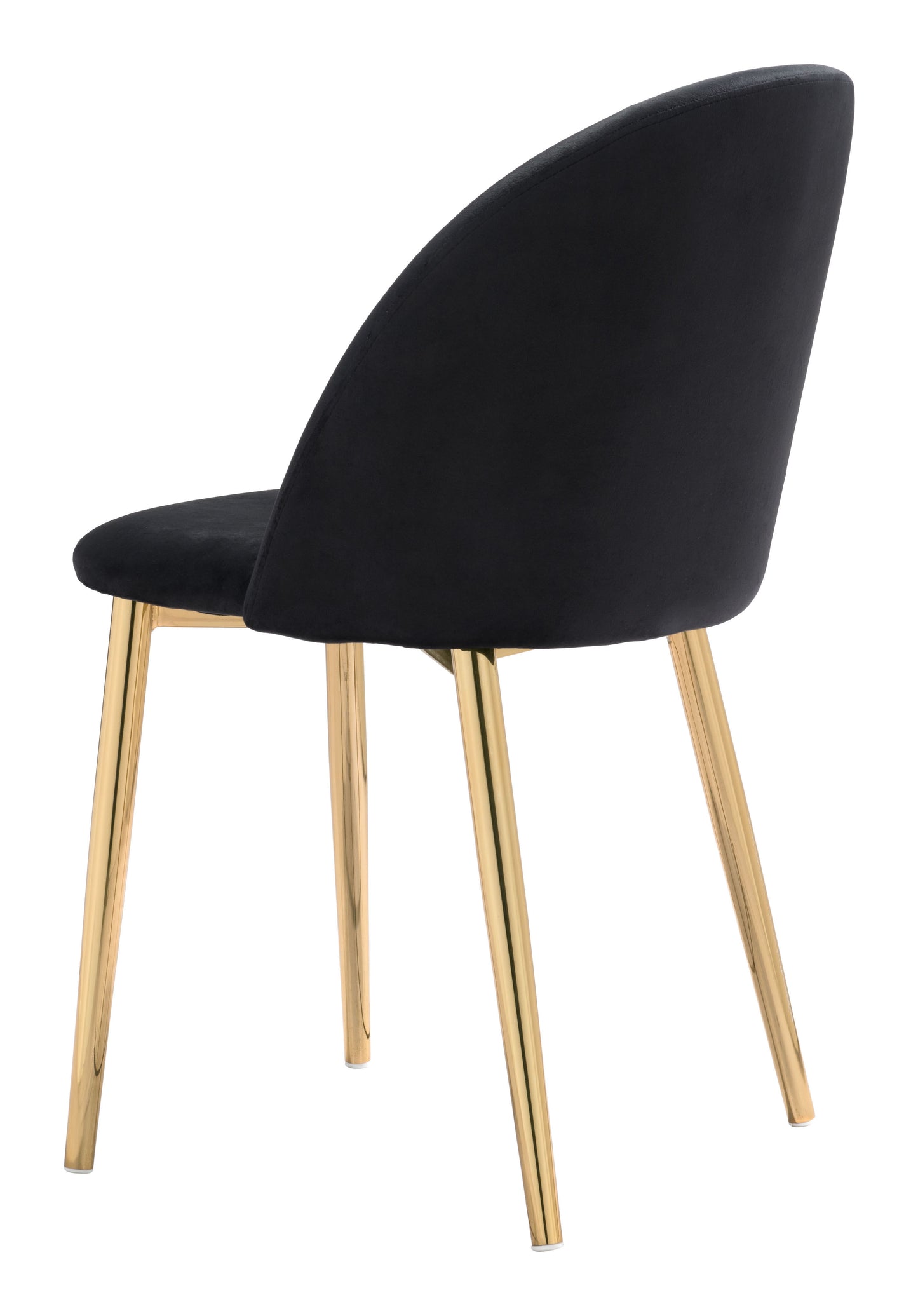 Cozy Dining Chair Black & Gold (Set of 2)