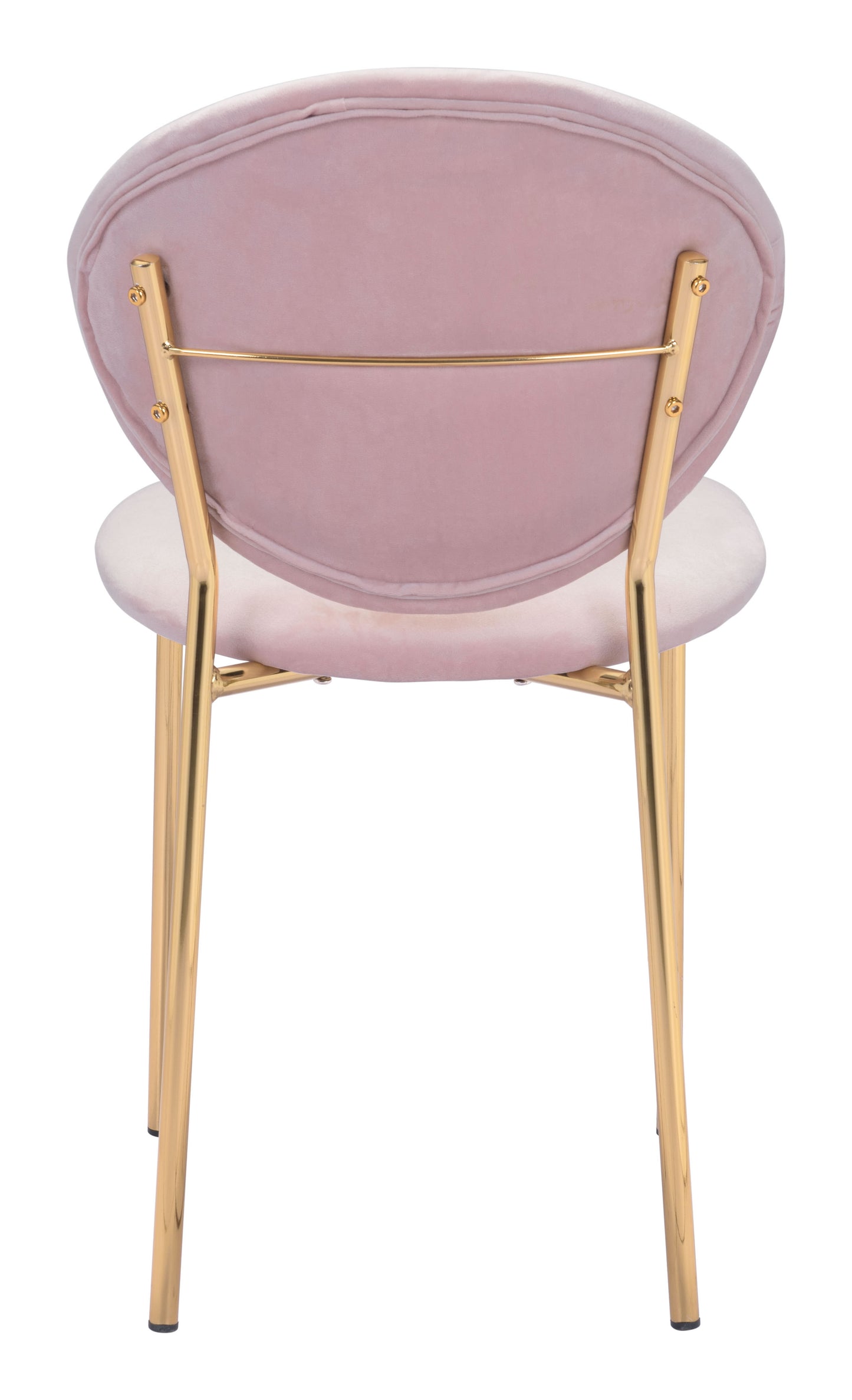 Clyde Dining Chair Pink & Gold (Set of 2)