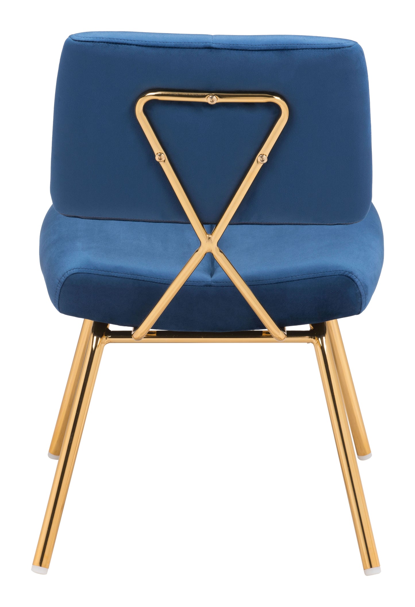 Nicole Dining Chair Blue & Gold (Set of 2)
