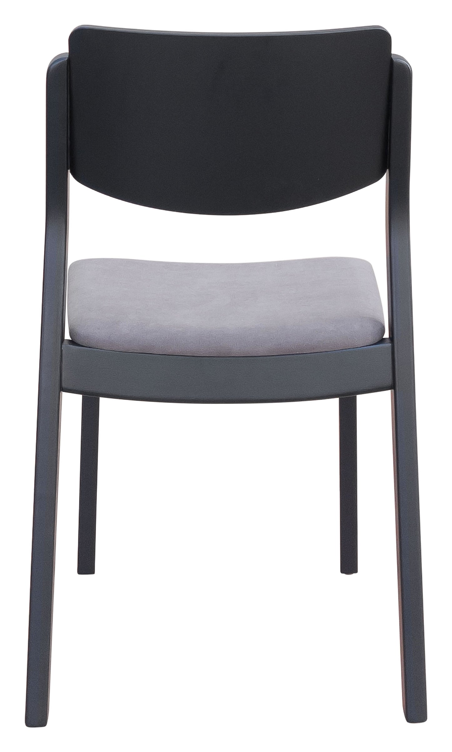 Desdamona Dining Chair Light Gray & Black (Set of 2)