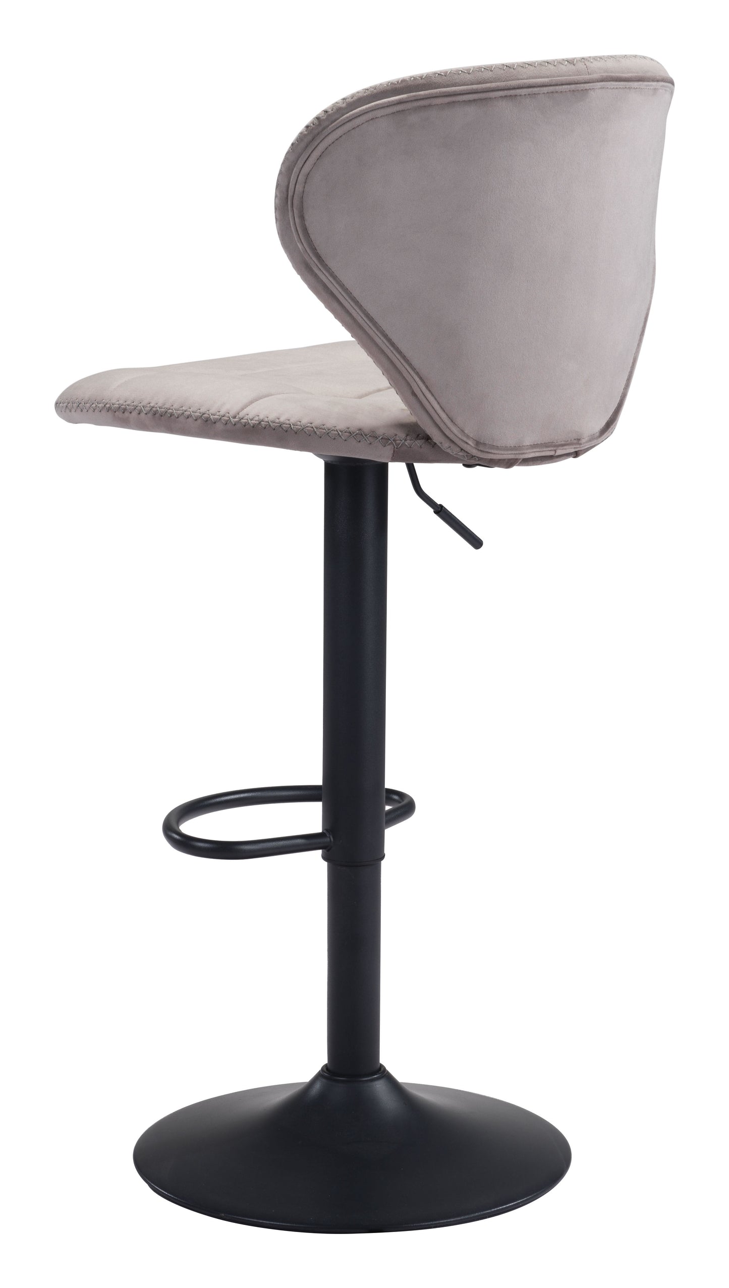 Salem Barstool Gray (Set of 1)