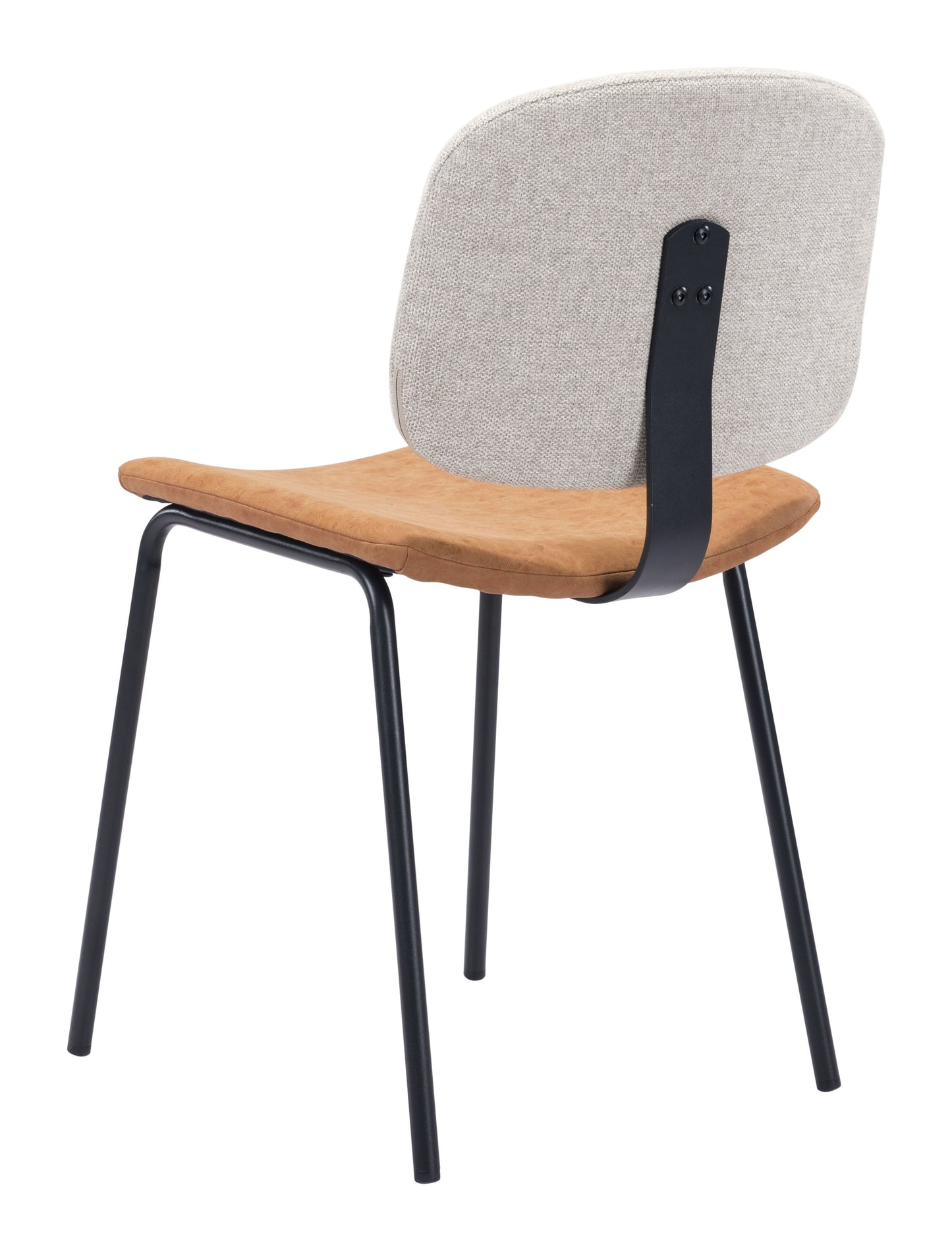 Worcester Dining Chair Beige & Brown (Set of 2)