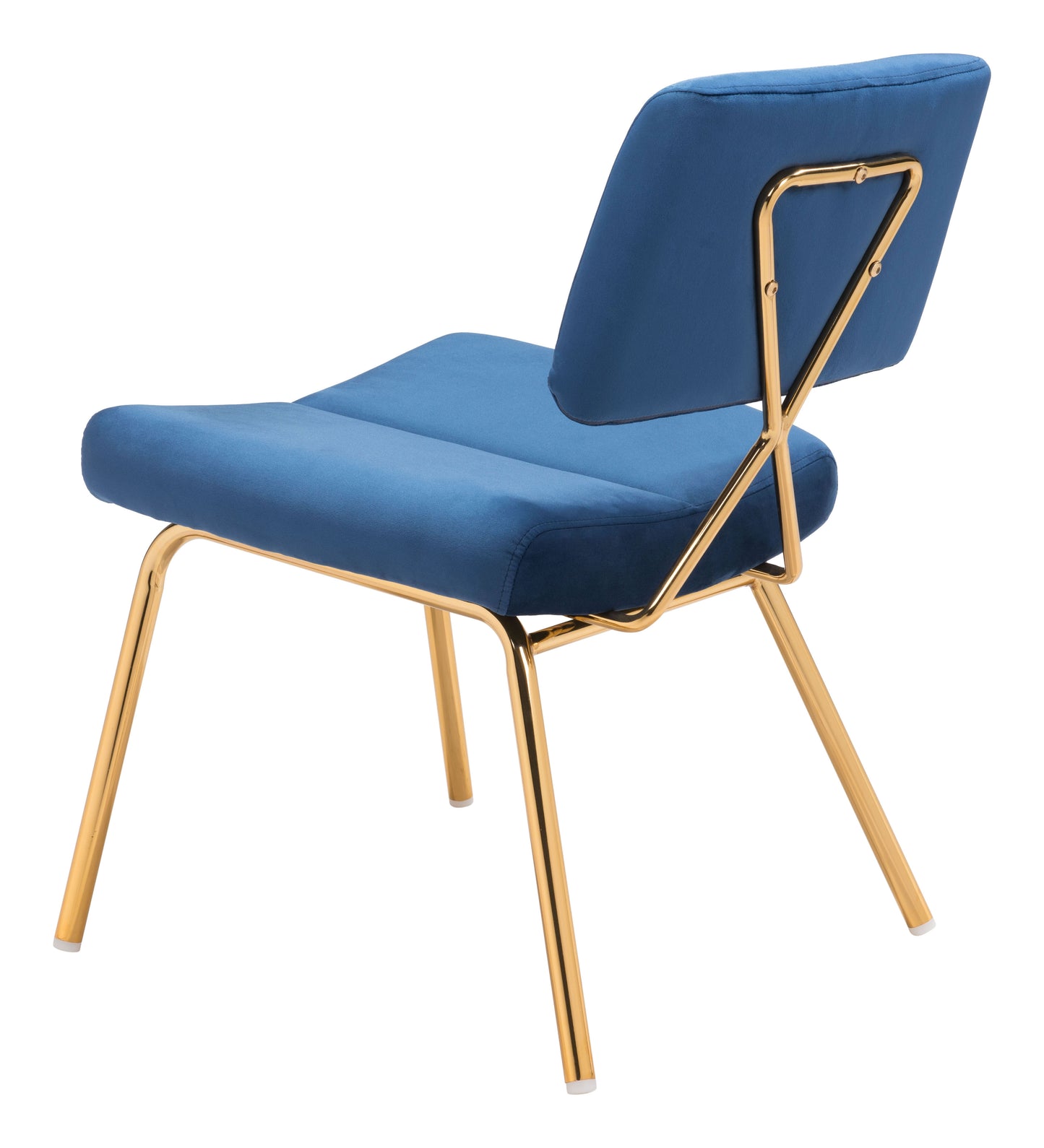 Nicole Dining Chair Blue & Gold (Set of 2)