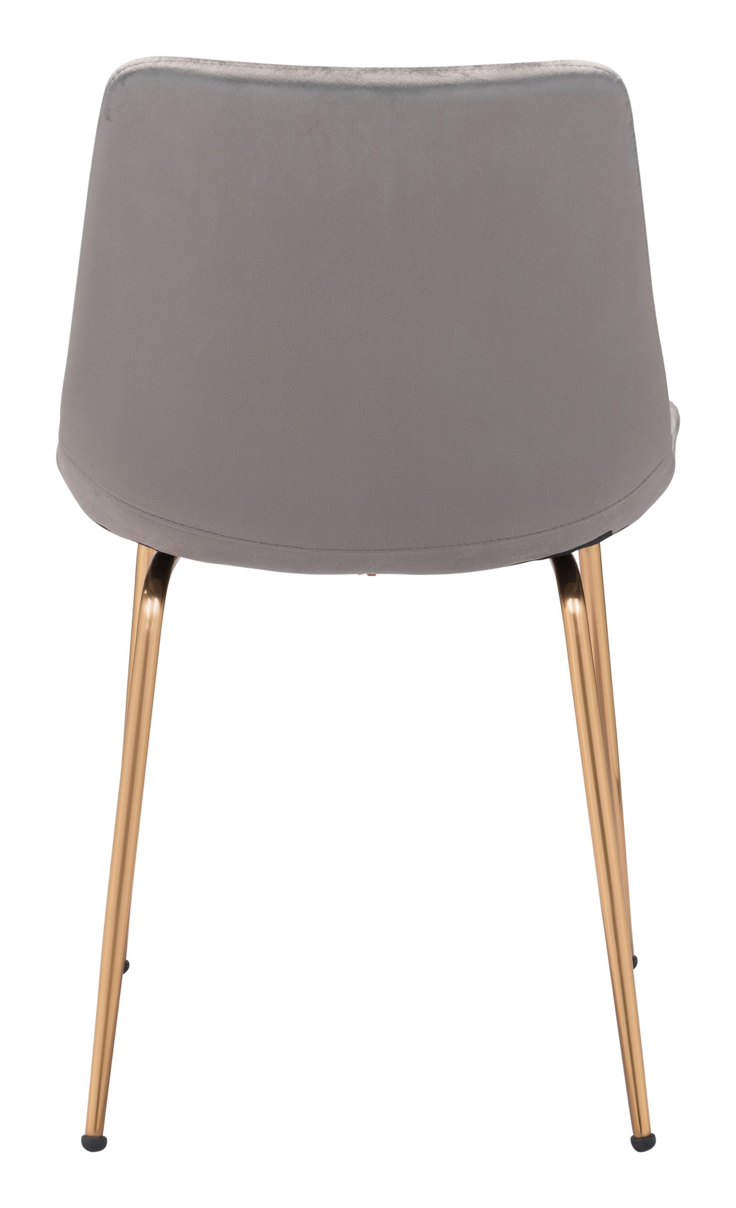 Tony Dining Chair Gray & Gold (Set of 2)