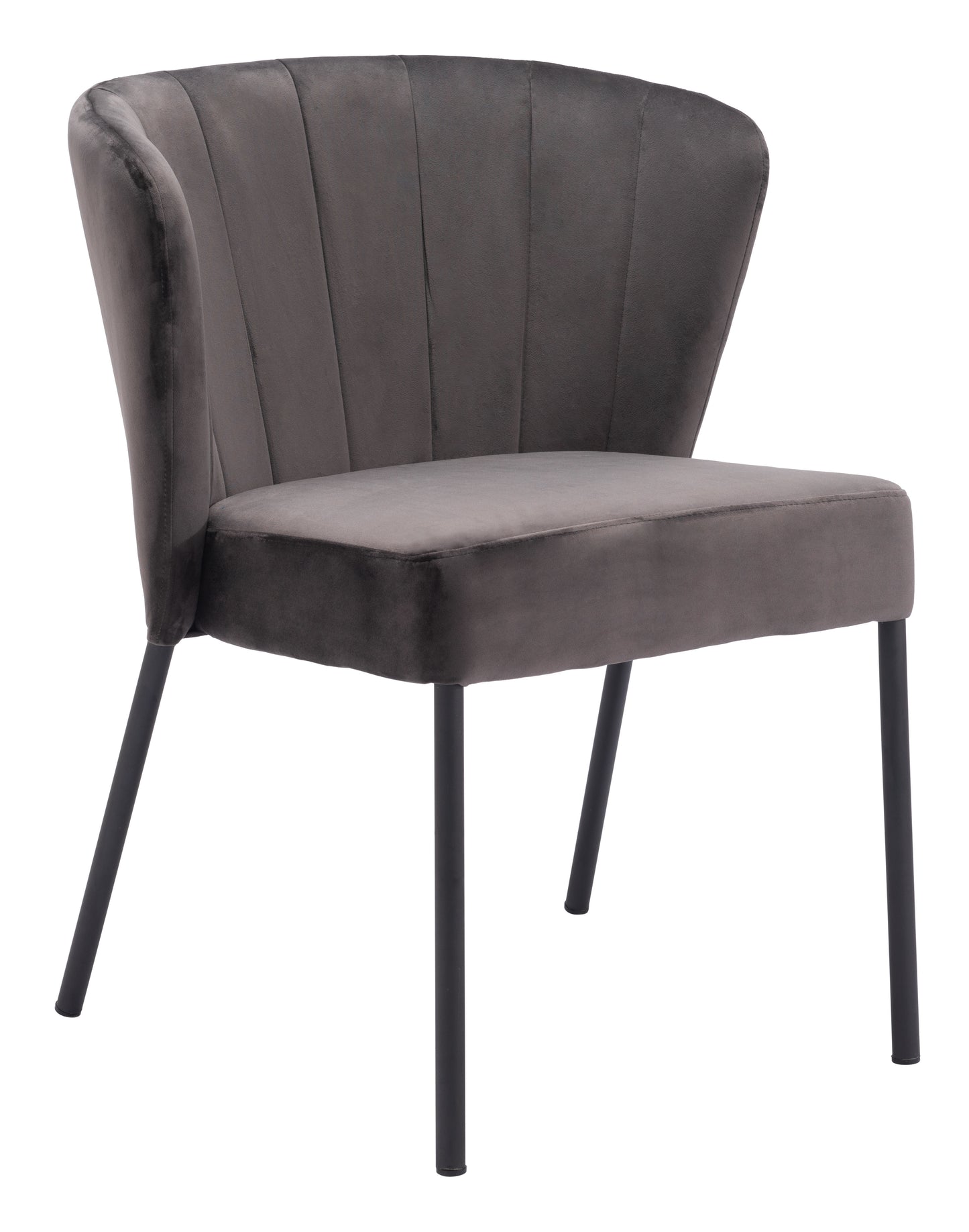 Aimee Dining Chair Gray (Set of 2)
