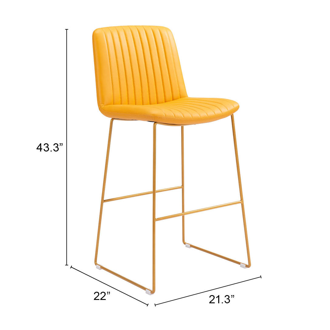 Mode Barstool Yellow (Set of 2)