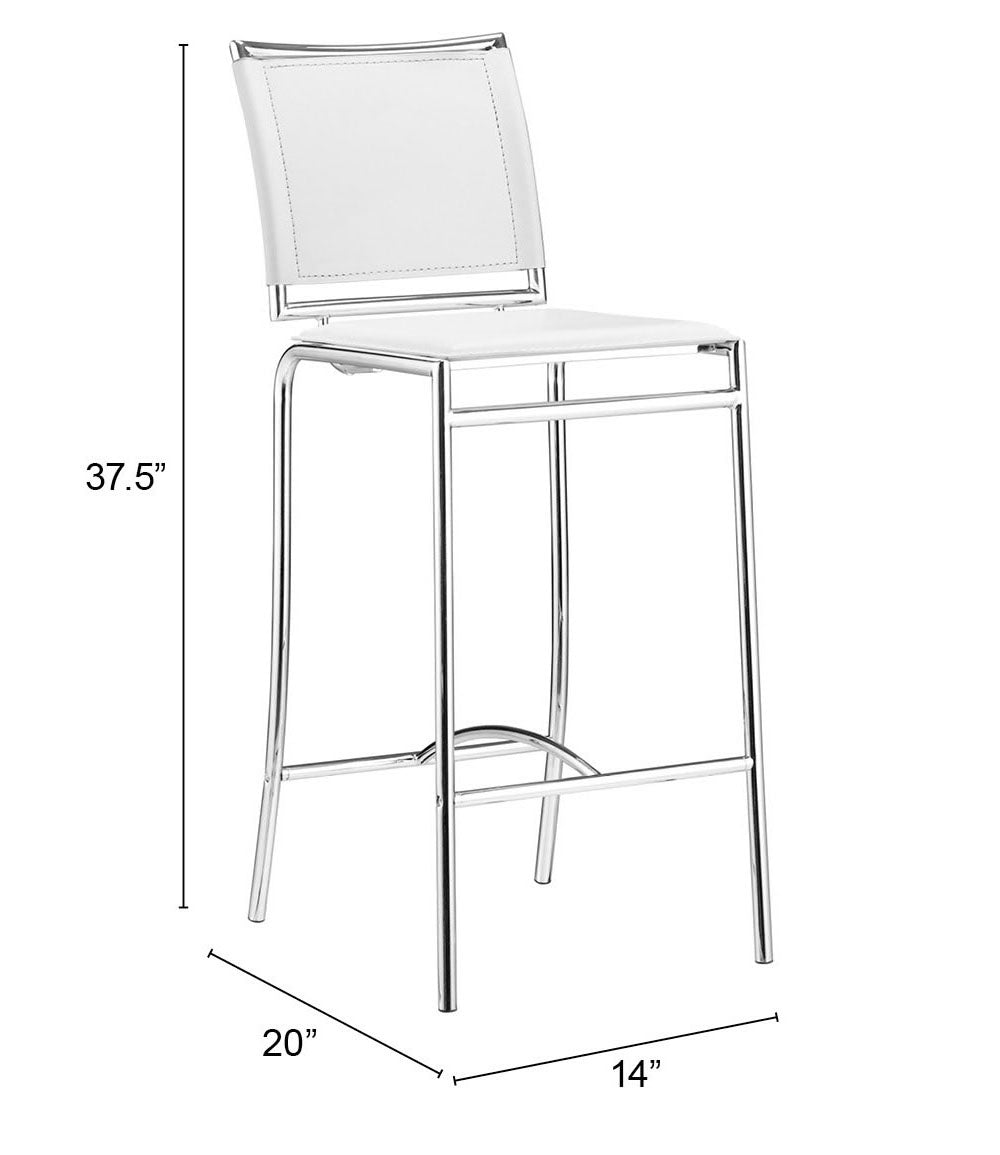 Soar Barstool White (Set of 2)