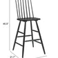 Ashley Barstool Black (Set of 2)