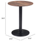 Alto Bistro Table Brown & Black