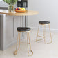 Bree Counter Stool Black & Gold (Set of 2)