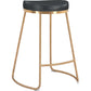 Bree Counter Stool Black & Gold (Set of 2)