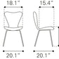 Thibideaux Dining Chair Light Gray (Set of 2)