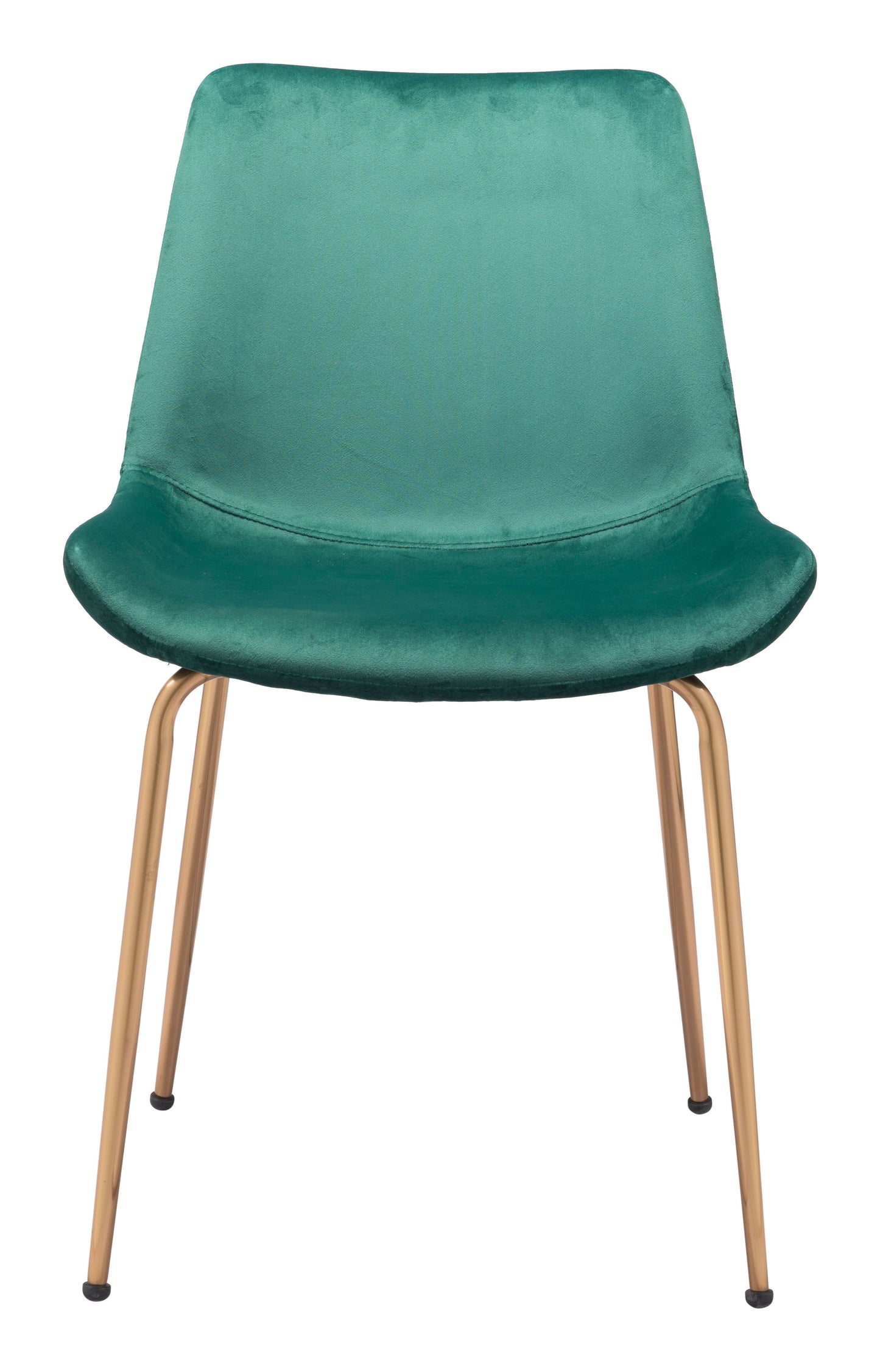 Tony Dining Chair Green & Gold (Set of 2)