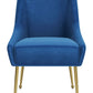 Maxine Dining Chair Navy Blue & Gold (Set of 1)