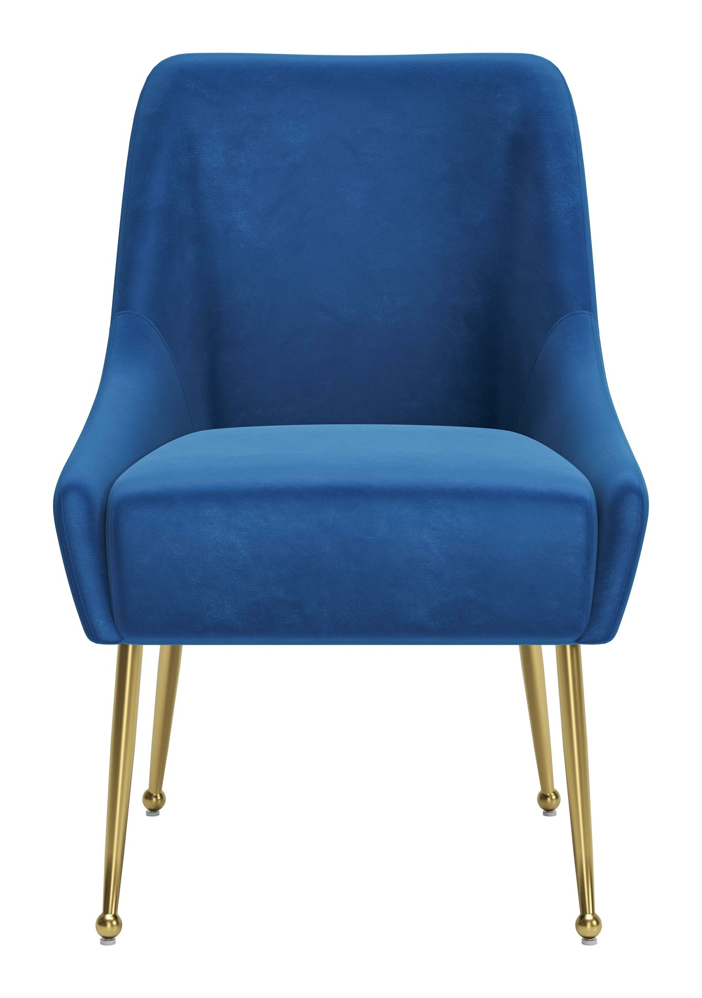 Maxine Dining Chair Navy Blue & Gold (Set of 1)